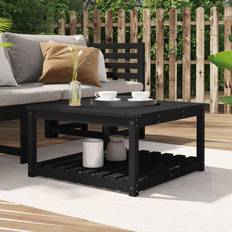 Black Outdoor Bistro Tables Garden & Outdoor Furniture vidaXL Gartentisch