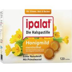 Ipalat Halspastillen honigmild Menthol zuckerfrei