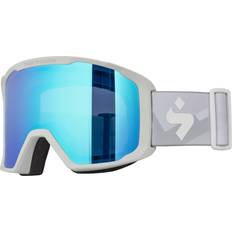 Sweet Protection Durden RIG Reflect Ski Goggles Snowboarding UV Anti-Fog Lens, Minimum Frame Goggles, RIG Aquamarine/Bronco White/Bronco Peaks