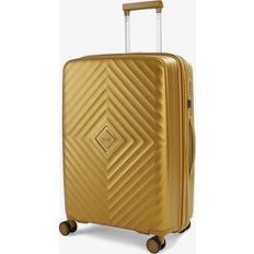 Gold Suitcases Rock Luggage Infinity 8 Wheel