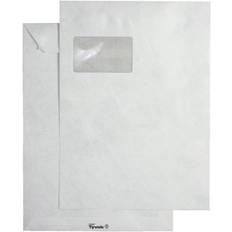 Tyvek BONG Versandtaschen Pocket DIN C4 mit Fenster weiß 100 St