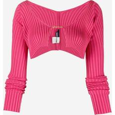 Jacquemus La maille Pralù Micro Charm Logo Cardigan - Light Pink