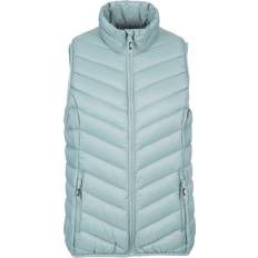 Turquoise - Women Vests Trespass Womens Down Gilet Giana Blue