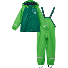 Insulating Function Rain Sets Children's Clothing Helly Hansen Kid's Bergen Fleece Lined Rain Set 2.0 - Clover (41776-417)