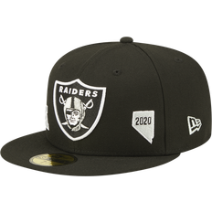 New Era Mens Raiders City Identity Fitted Cap Mens Black/White