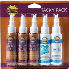 Polyester Bicycle Repair & Care Aleene's Try Me Tacky Pack .66oz 5/Pkg-Jewel-It, Ok To Wash-It & Original