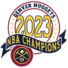 NBA Sports Fan Products Emblem Source Denver Nuggets 2023 NBA Finals Champions Bragging Rights Fan Patch