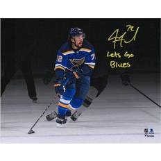 Justin Faulk St. Louis Blues Autographed x Spotlight Photograph with Let Go Blues Inscription Limited