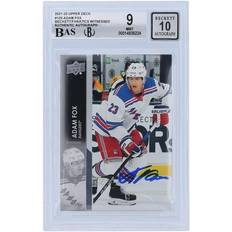 Upper Deck Adam Fox New York Rangers Autographed 2021-22 Series #120 Fanatics Witnessed Authenticated Card