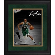 Khris Middleton Milwaukee Bucks Facsimile Signature Framed x Spotlight Photograph