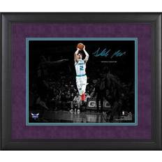 LaMelo Ball Charlotte Hornets Facsimile Signature Framed x Spotlight Photograph