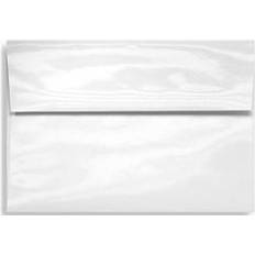 LUX A7 Invitation Envelopes 5 1/4 x 7 1/4 250/Box Glossy White 5880-GL-250