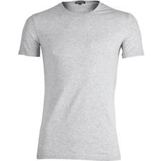 Ermenegildo Zegna Stretch Cotton Crew-Neck T-Shirt, Grey Melange