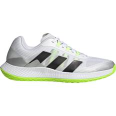 13.5 - Unisex Volleyball Shoes Adidas Forcebounce - Cloud White/Core Black/Lucid Lemon