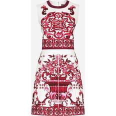 Dolce & Gabbana Short Majolica-print brocade dress