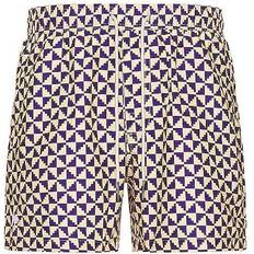 Oas Puzzle Swim Shorts in Blue Blue