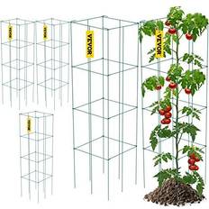 VEVOR Tomato Cages, 11.8" 5 Packs Tomato Cages Square Plant Support