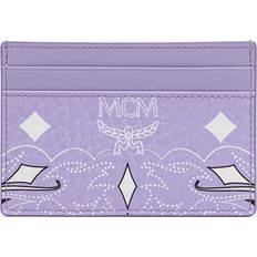 MCM Aren Mini Coated-Canvas Card Case