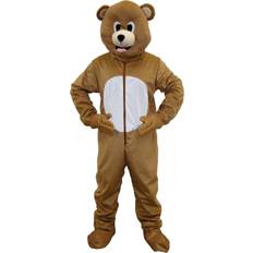 Dress Up America Brown Bear Mascot Adult Costume