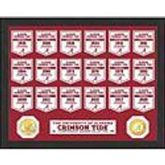 Highland Mint Officially Licensed Alabama Crimson Tide Bronze Coin Banner Collection