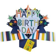 Second Nature ‘Happy Birthday’ Stars Pop Up Card