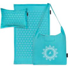 ProsourceFit Ki acupressure mat and pillow set, bahama blue