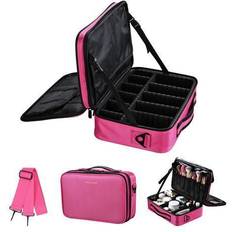 BYOOTIQUE 13" makeup train case cosmetic organized bag travel storage backpack