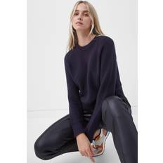 French Connection Women Tops French Connection Lilly Mozart Crew Neck Jumper - Utility Blue