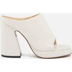 White Heeled Sandals Proenza Schouler Women’s Forma Leather Platform Mules