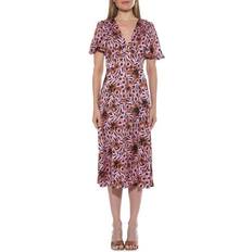 Alexia Admor Nola Dress - Brown Floral