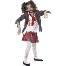 Smiffys Zombie School Girl Child Costume