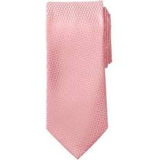 Men - Pink Ties KS Signature Men's Big & Tall Extra Long Classic Textured Tie by in Soft Pink Necktie