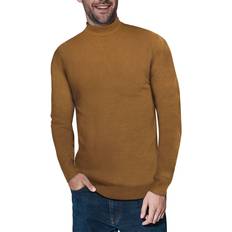 XRay Men's Solid Mockneck Sweater - Mustard