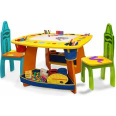 Storage Option Child Table Kid's Room Crayola Wooden Table & Chair Set