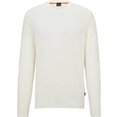 Hugo Boss Beige Jumpers Hugo Boss Aropo Knit Jumper Cream cream