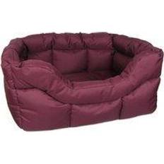 P&L Pet Beds P&L Medium Red Heavy Duty Dog Bed