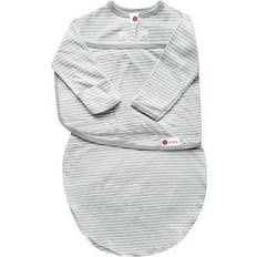 Embé Starter Long Sleeve Swaddle Gray Stripe 6-14lbs