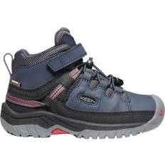 Keen Little Kid's Targhee Waterproof Boot - Blue Nights/Red Carpet