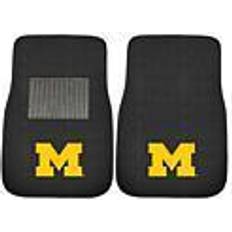 Fanmats Michigan Wolverines 2-Piece Embroidered Car Set