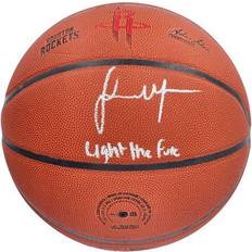 "Jalen Green Houston Rockets Autographed Wilson Team Logo Basketball with "Light The Fuse" Inscription"