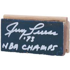 Jerry Lucas New York Knicks Autographed x Madison Square Garden Court Piece with 73 NBA Champs Inscription