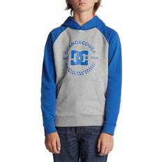 DC Shoes Star Pilot Youth Pullover Hoodie Heather Grey/Nautical Blue YS Youth Small