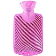 Heat Bottles Fashy Rose Single Ribbed Hot Water Bottle, 0.8 Litre