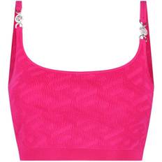 Versace Pink 'la Greca' Top