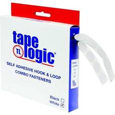 White Packaging Tapes & Box Strapping Tape Logic Combo Pack Dots 1/2' White 200/Case HLT181