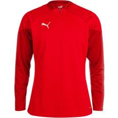 Football Jumpers Puma Men's Team Cup Training 1/4 Zip Top - Red