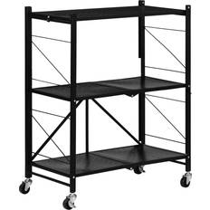 Homcom 3-Tier Rolling Cart Trolley Table