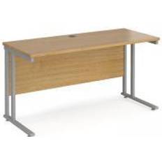 Straight Cantilever Legs Silver Maestro Writing Desk