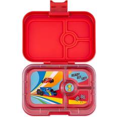 Yumbox bento madkasse 4 rum Roar Red Race Cars