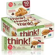 Think High Protein Plant-Based Bar Peanut Butter Chocolate Chip